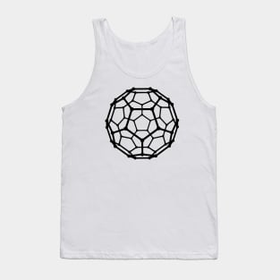 Fullerene Carbon Molecule Tank Top